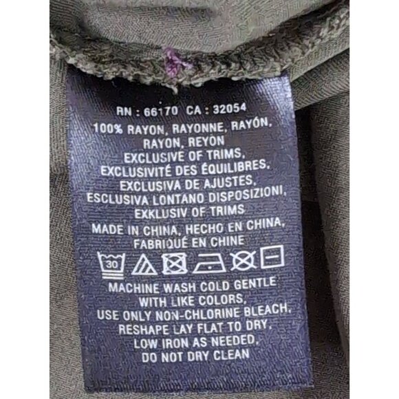 Anthropologie Holding Horses Ocala Dress Womens 10 Green Western Minimalist Boho - Picture 11 of 13